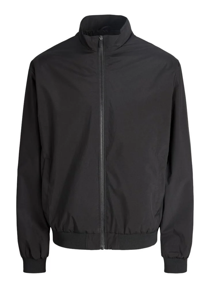 JACK & JONES  solid zip through bomber jacket for Men | Best Price UAE